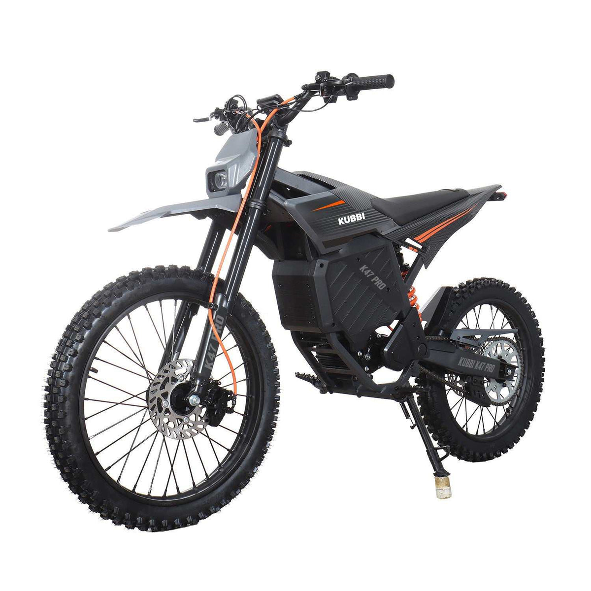 Kubbi K47 Pro electric dirt bike in action on a dirt trail