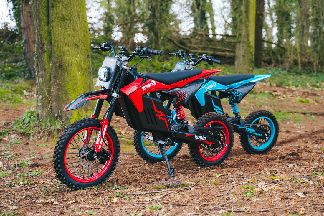 Kid riding a Kubbi electric dirt bike — choosing the right model