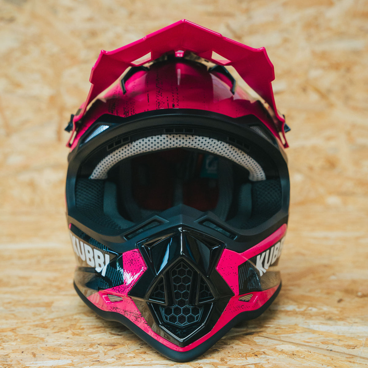 Kubbi Youth Dirt Bike Helmet - Pink