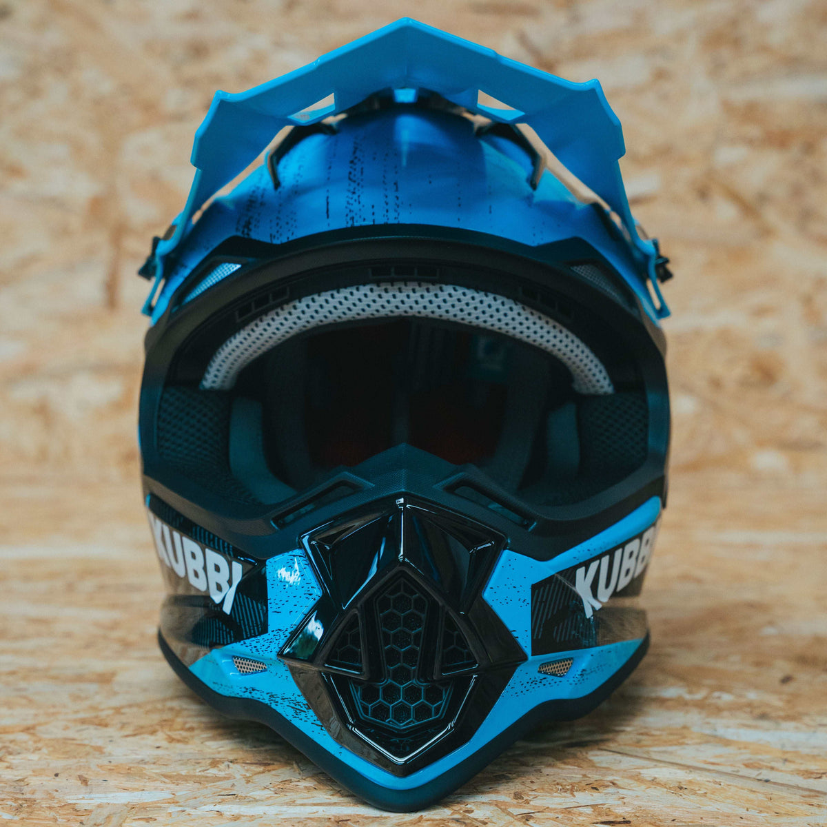 Kubbi Youth Dirt Bike Helmet - Blue