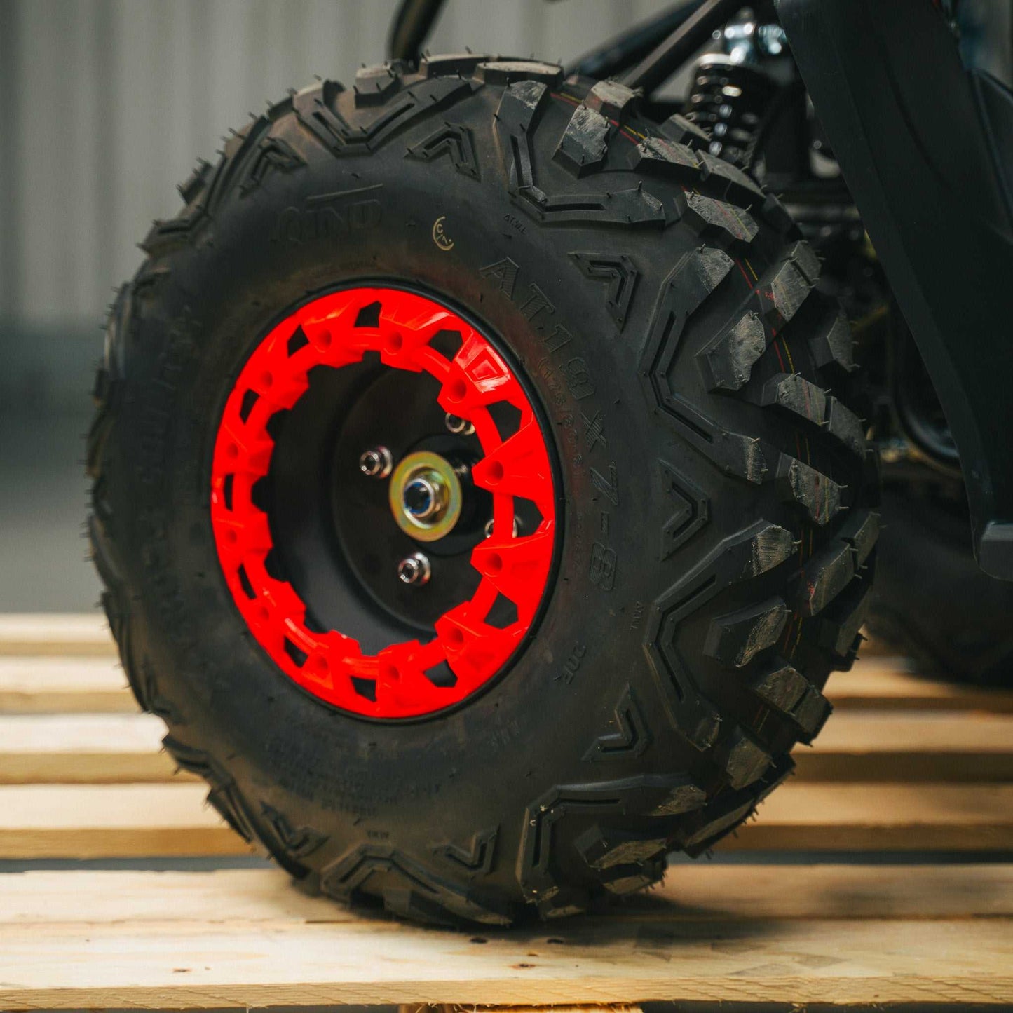 Kubbi Q32 electric quad bike for teens with 2500W motor and shaft drive system