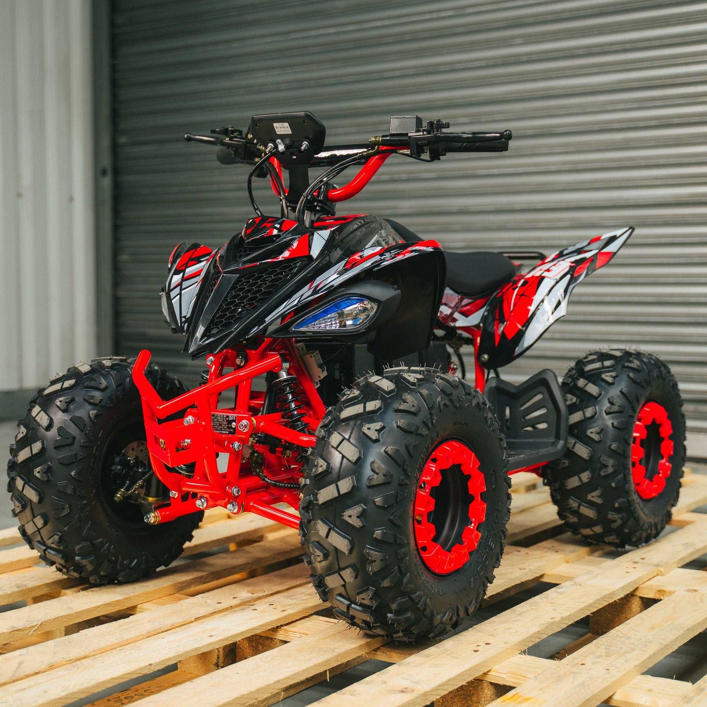 Kubbi Q19 electric quad bike for kids with 1500W motor and shaft drive system