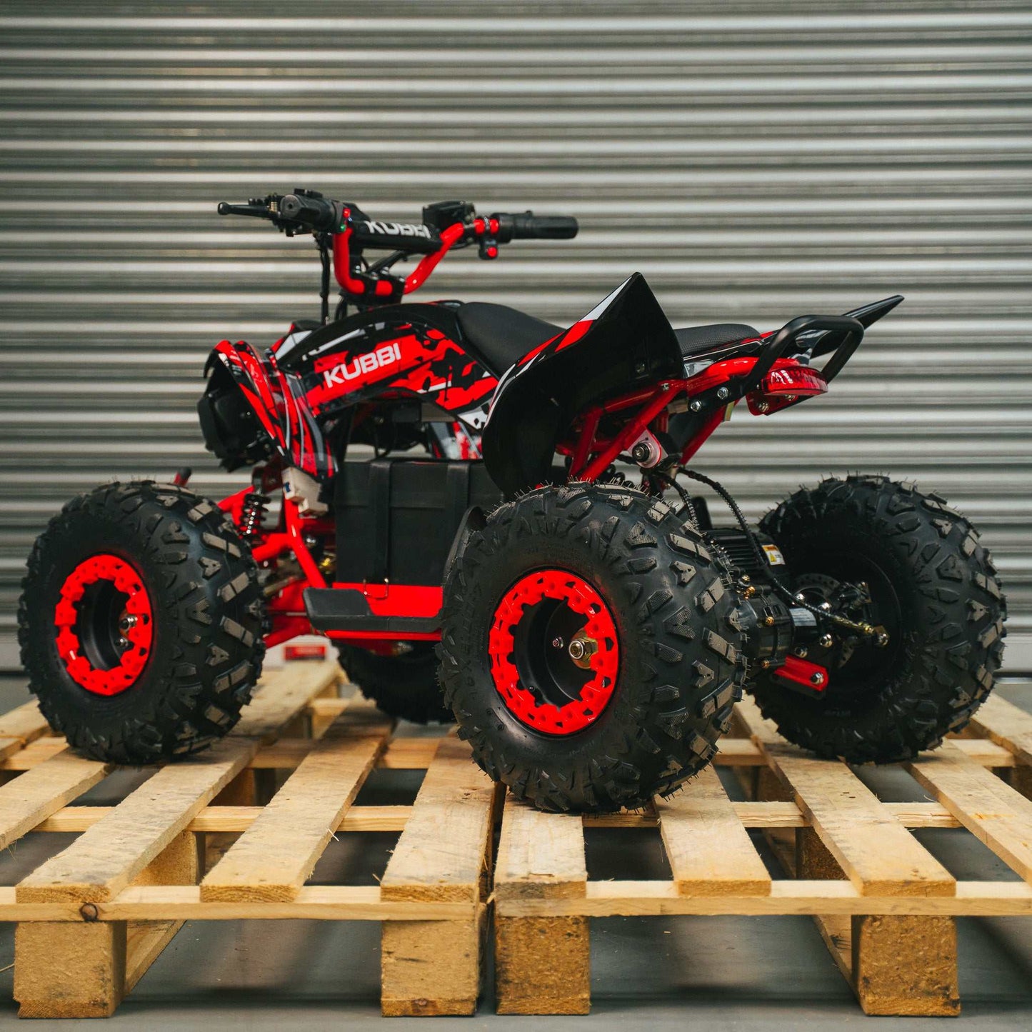 Kubbi Q19 electric quad bike for kids ages 7-14 with 1500W motor and shaft drive system