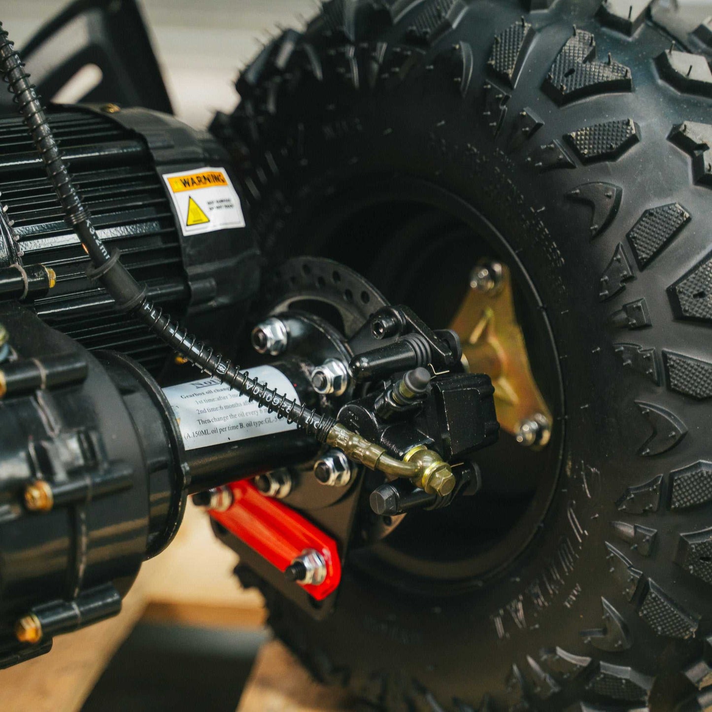 Kubbi Q19 electric quad bike for kids ages 7-14 with 1500W motor and shaft drive system