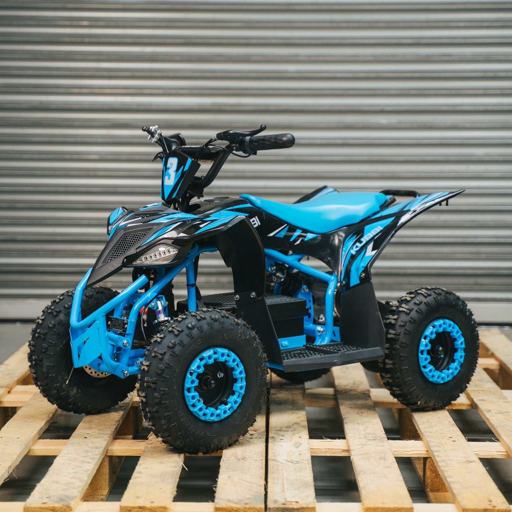Kubbi Q3 electric quad bike for kids ages 3-9 with 1200W motor and parental speed control