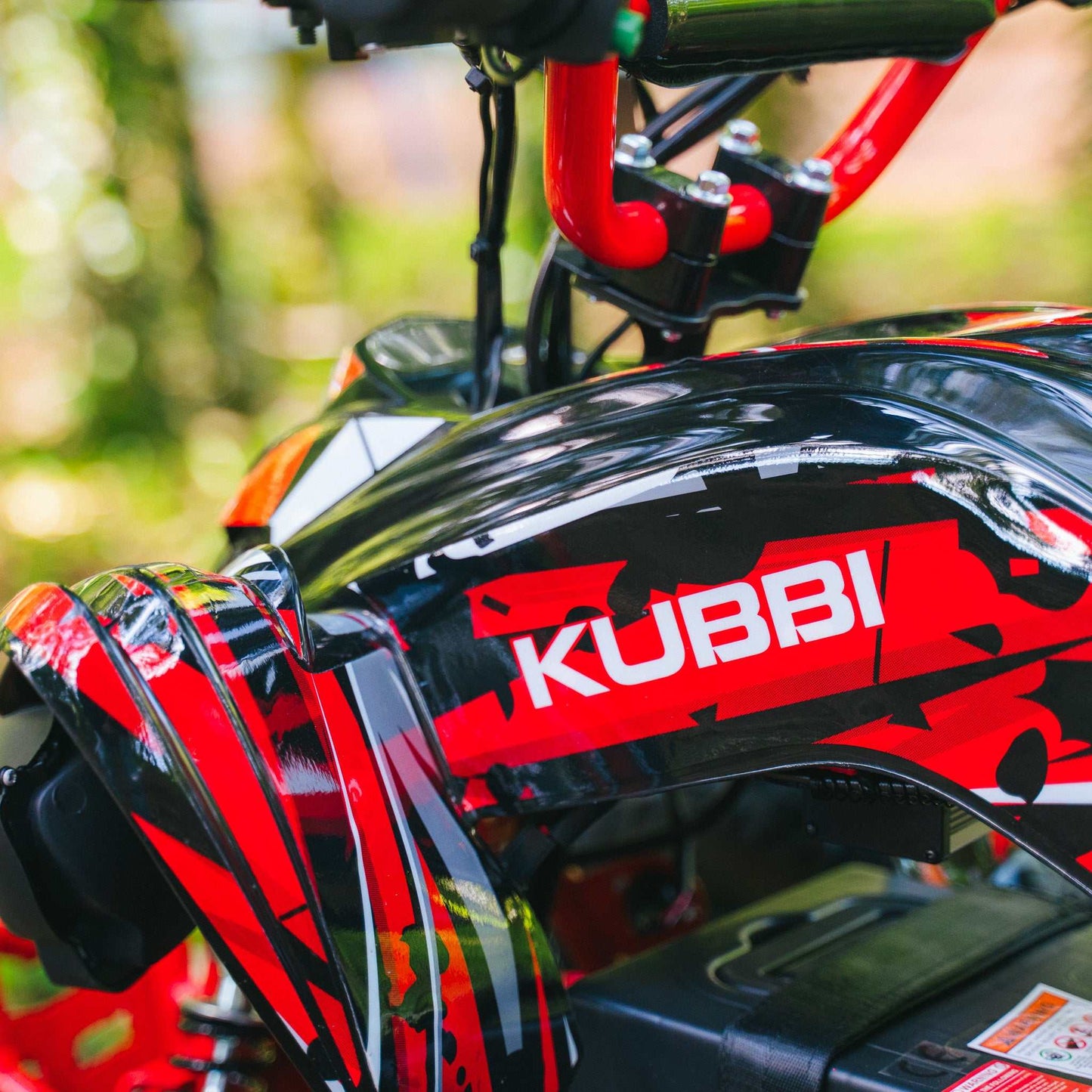 Kubbi Q19 electric quad bike for kids with 1500W motor and shaft drive system