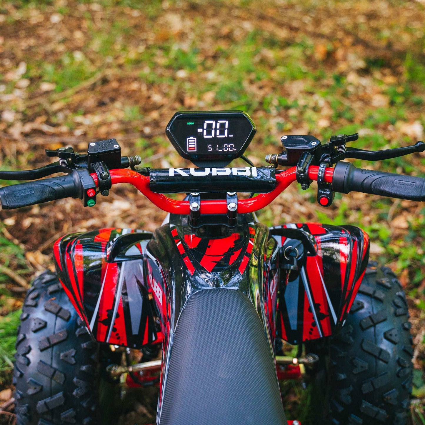 Kubbi Q19 electric quad bike for kids with 1500W motor and shaft drive system