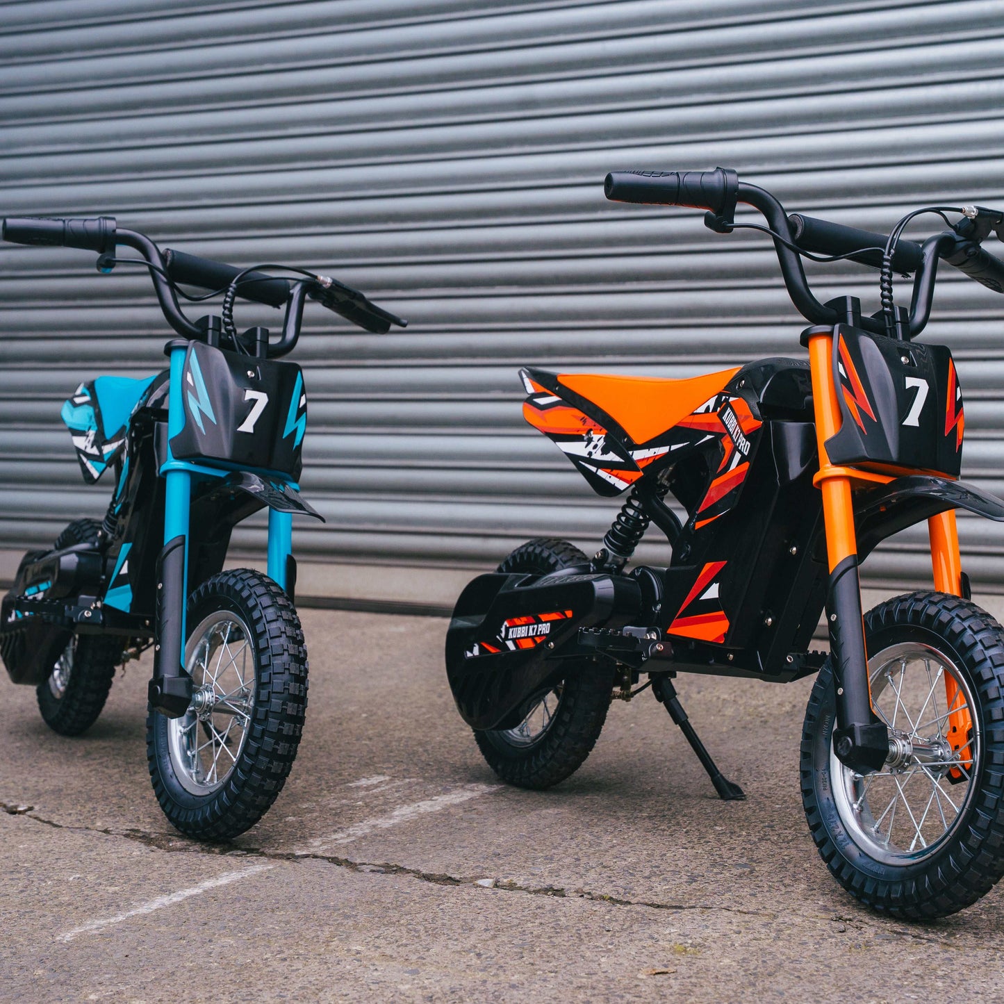 Kubbi K7 Pro Dirt Bike kids electric off-road bike age 6-10 with 300W motor and 14-inch tires