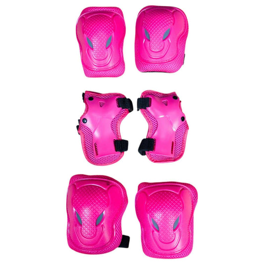 Pink kids safety pads for ages 3-13