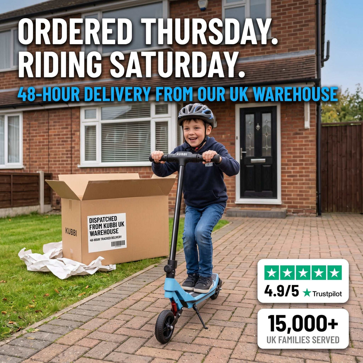 Kubbi S7 Pro Junior Off-Road Electric Scooter (Ages 7–13)