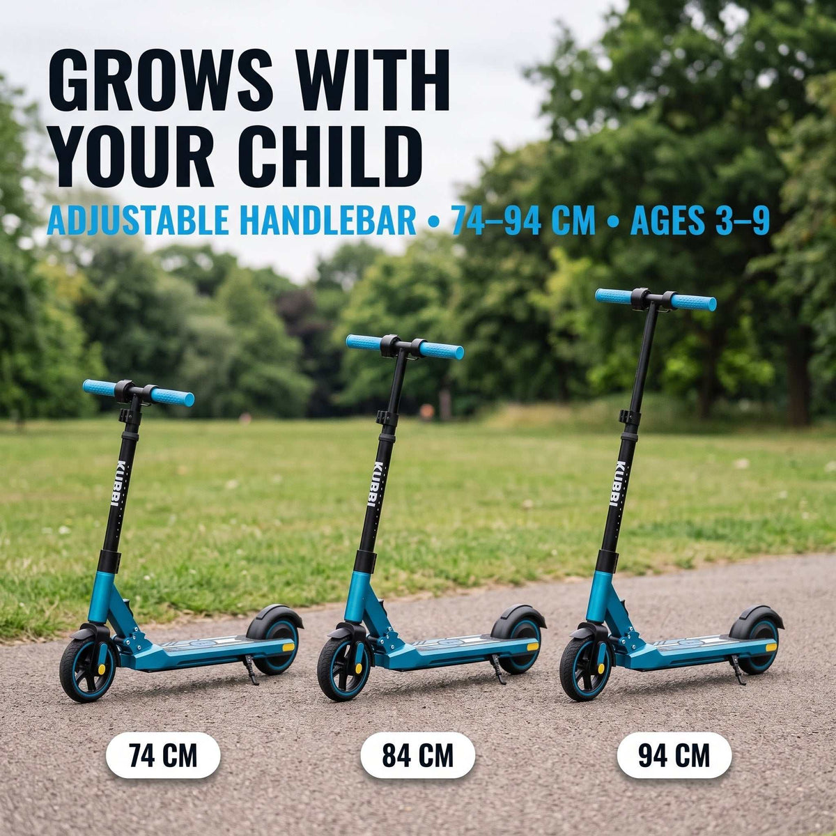 Kubbi S4 Pro Kids’ Electric Scooter (Ages 3-9)