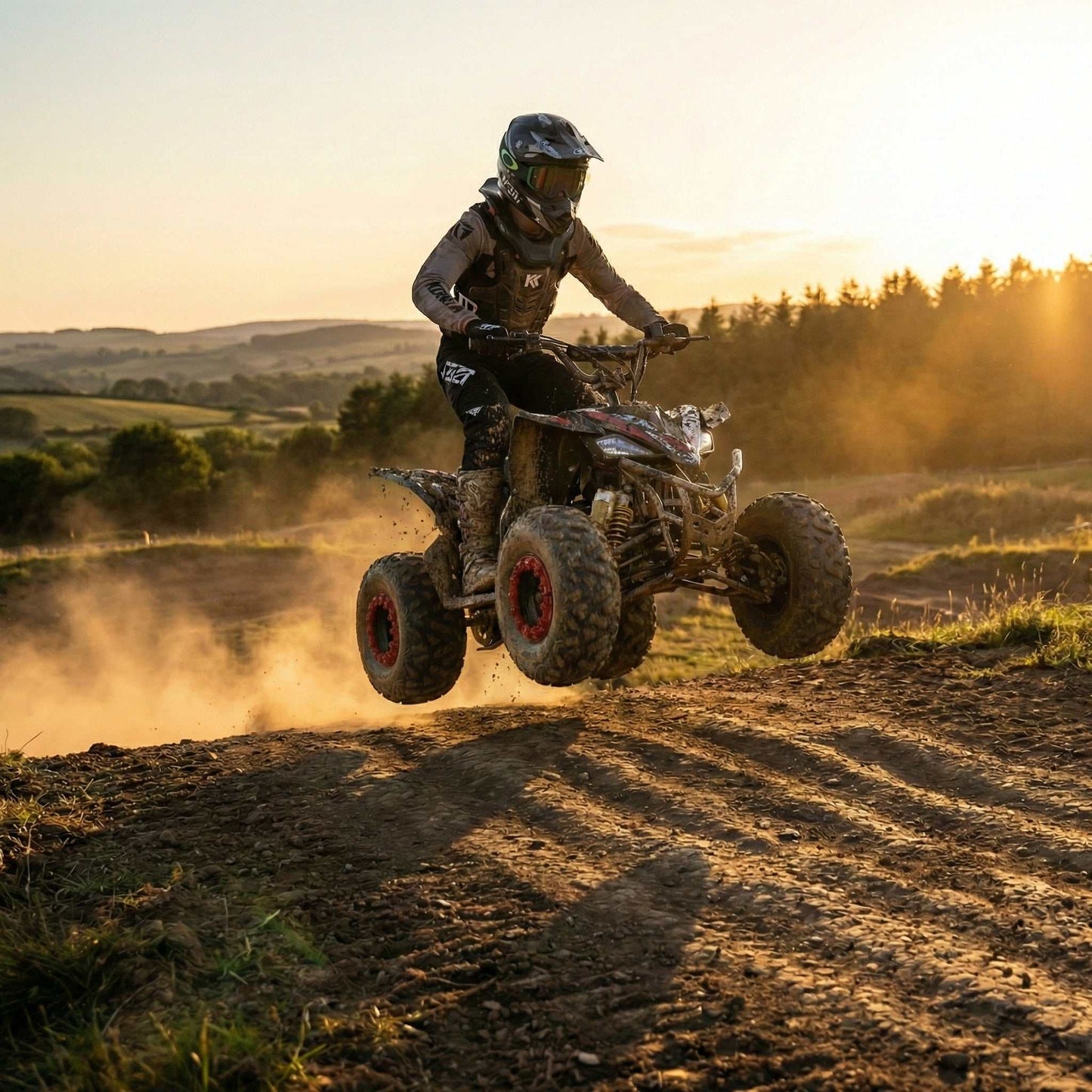 Kubbi Q32 electric quad bike for teens with 2500W motor and shaft drive system