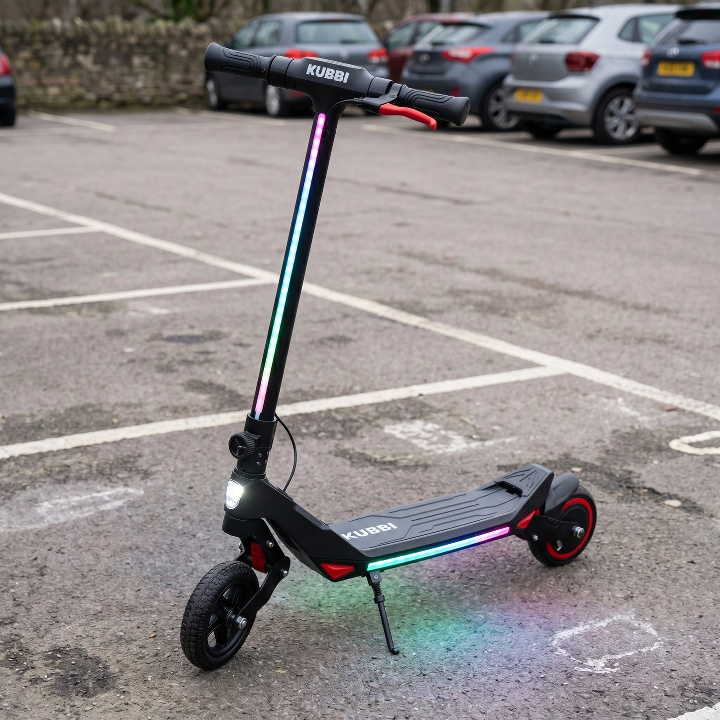 Kubbi S7 Pro Junior Off-Road Electric Scooter with 200W motor and IPX4 splash resistance for kids 8-13