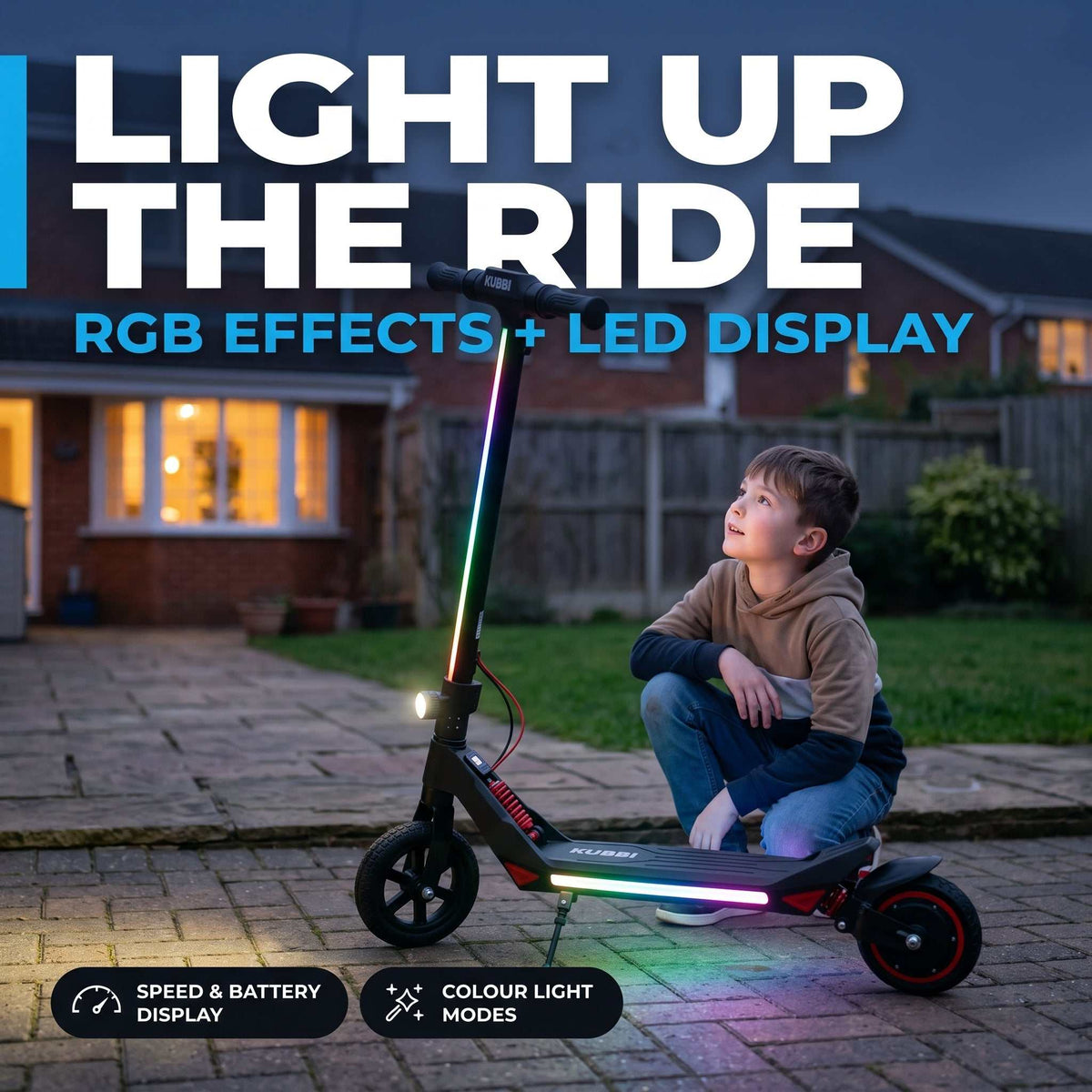 Kubbi S7 Pro Junior Off-Road Electric Scooter (Ages 7–13)