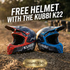 Kubbi K22 Electric Dirt Bike for teenagers riding off-road with durable frame and heavy-duty tires