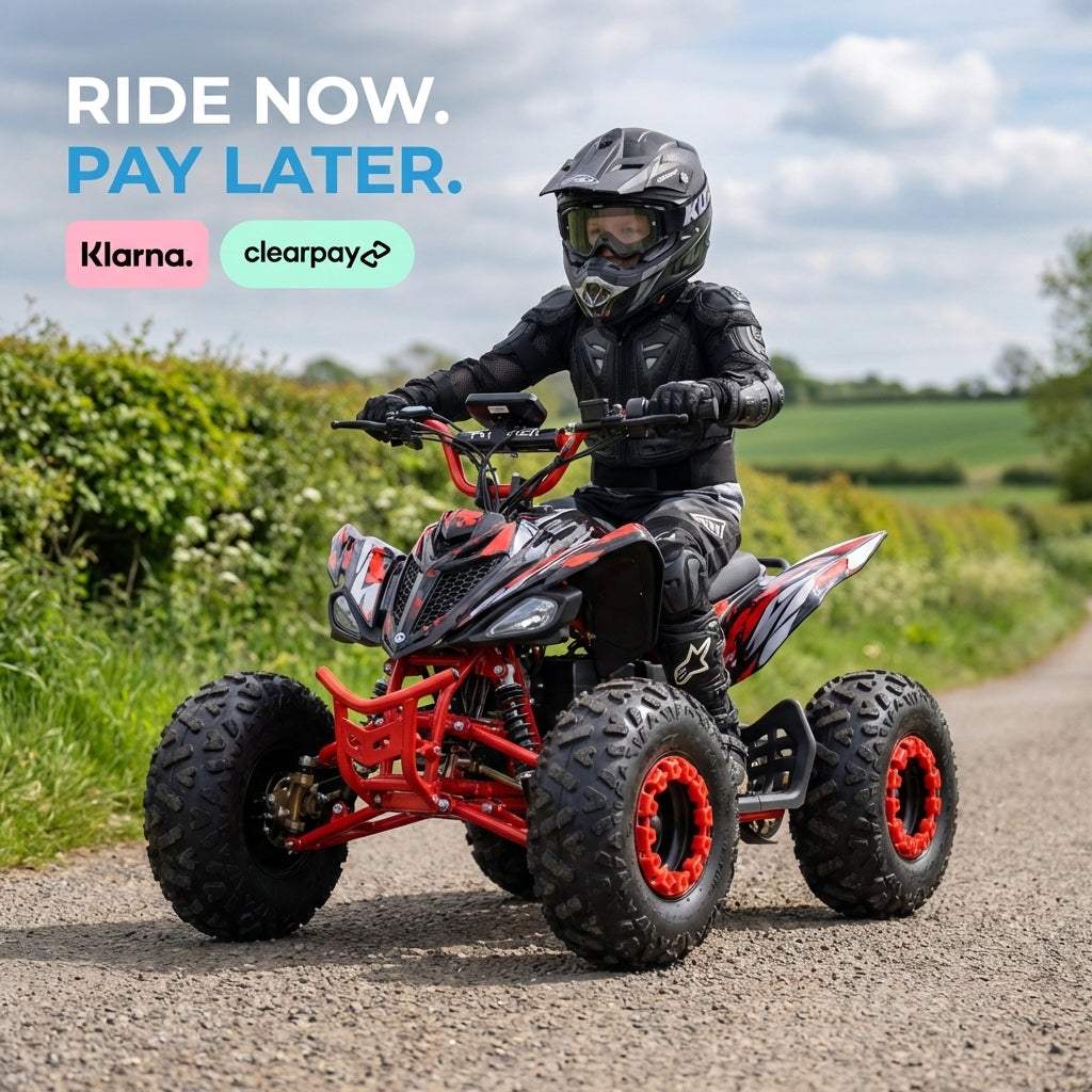 Kubbi Q19 electric quad bike for kids with 1500W motor and shaft drive system