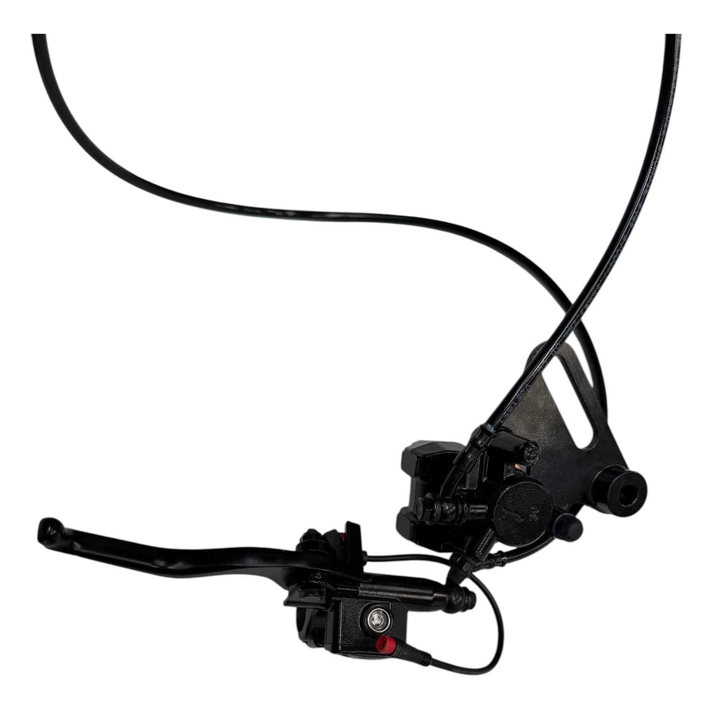 Kubbi K22 front right brake assembly close-up