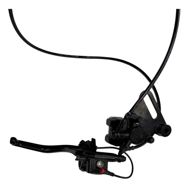 Kubbi K22 front right brake assembly close-up