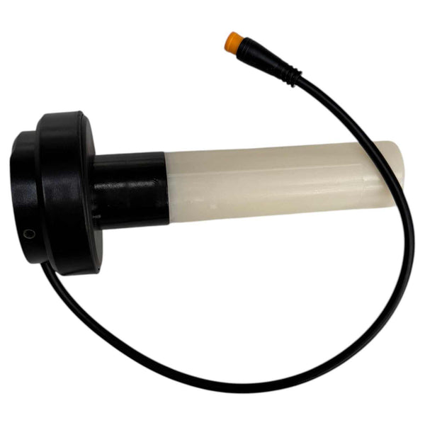 Close-up of Kubbi K22 throttle control on electric skateboard