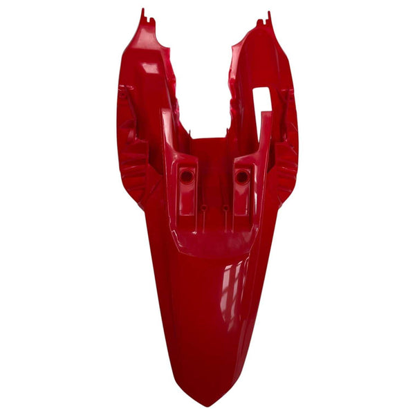 Kubbi K22 red rear fender close-up view