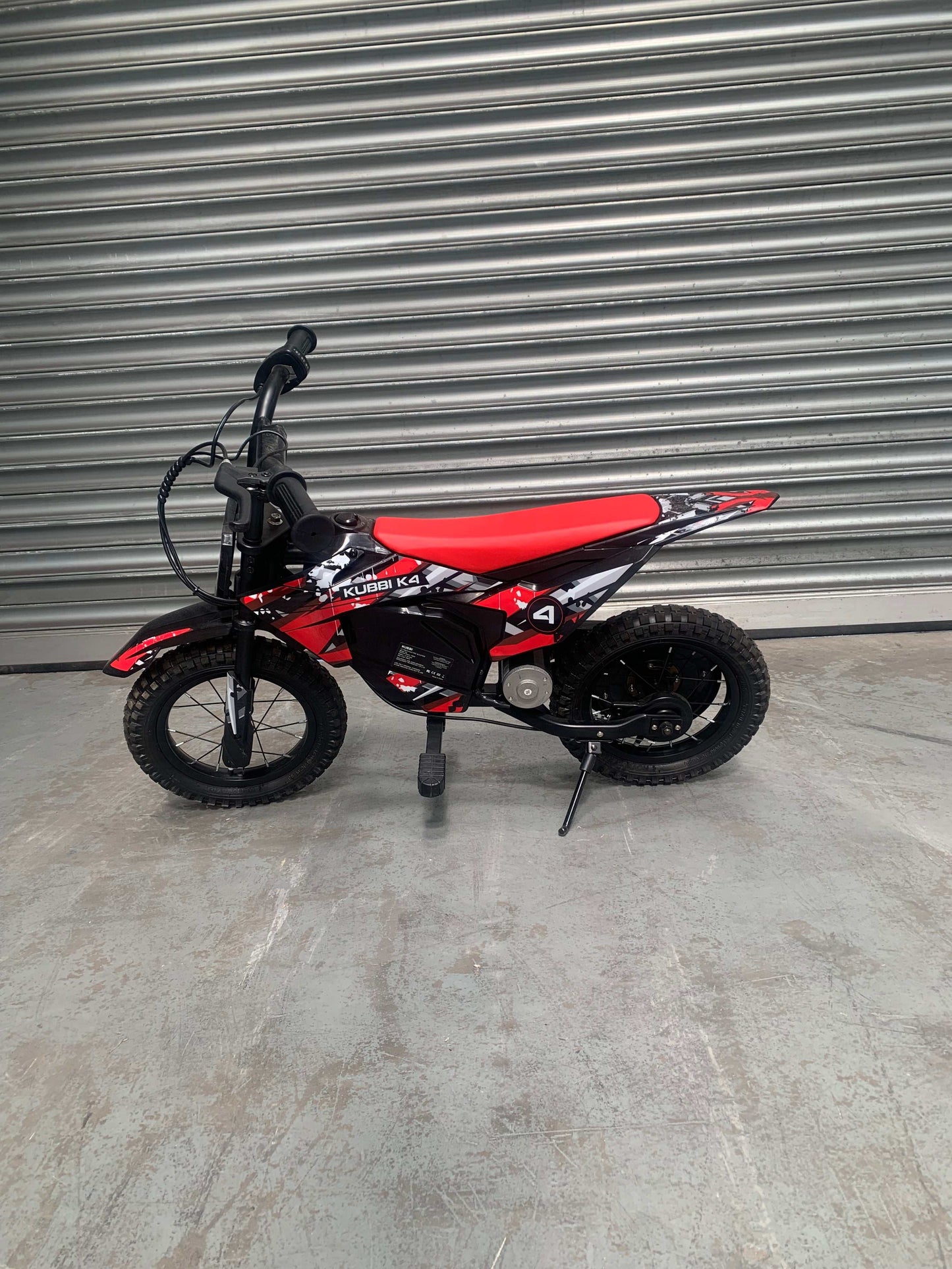 Used Kubbi K4 electric dirt bike in good condition for Belfast warehouse collection only