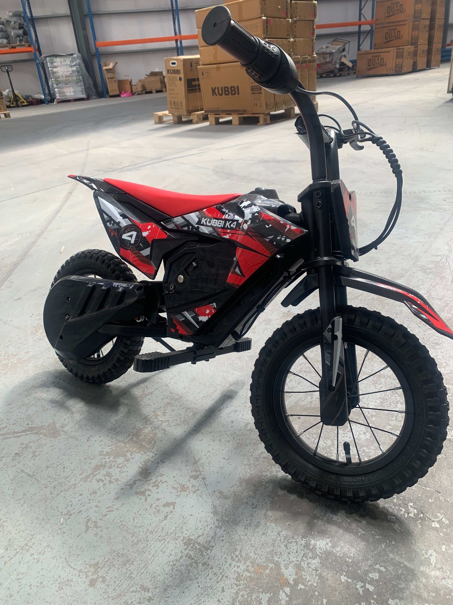 Used Kubbi K4 electric dirt bike in good condition for Belfast warehouse collection only
