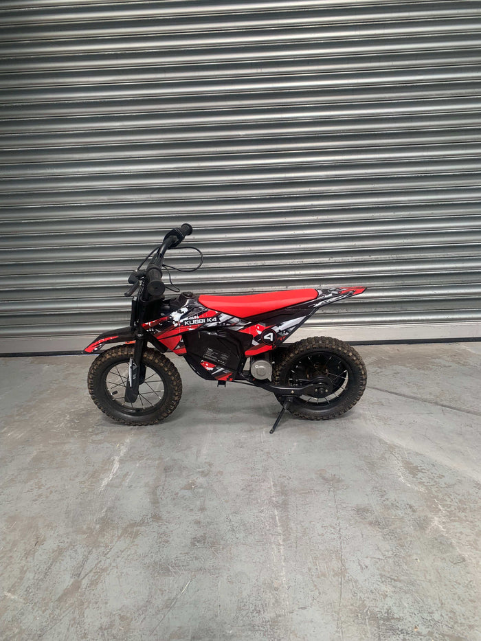 Kubbi K4 used electric dirt bike in good condition for Belfast warehouse collection