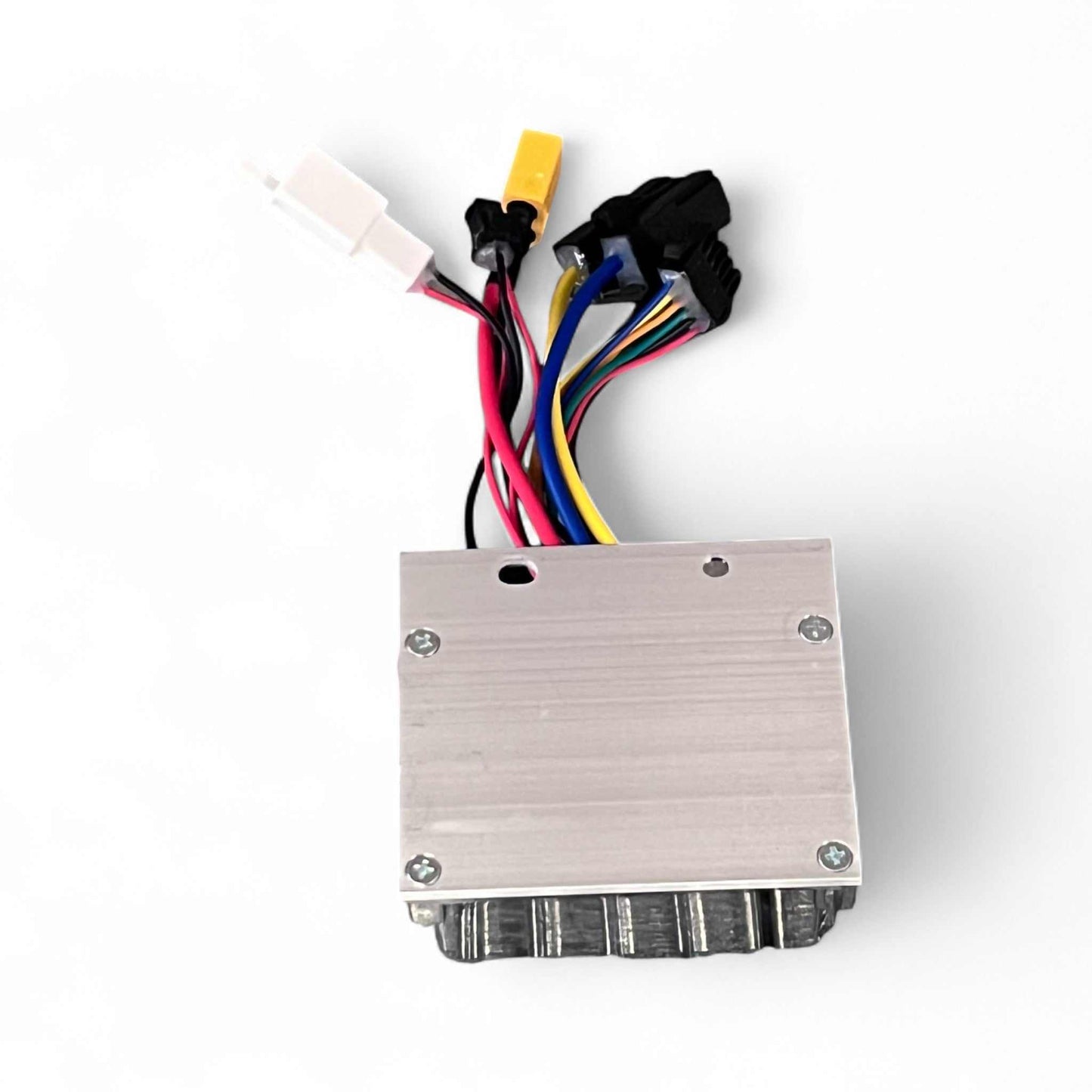 Kubbi K4 controller unit with multiple colored wires and connectors