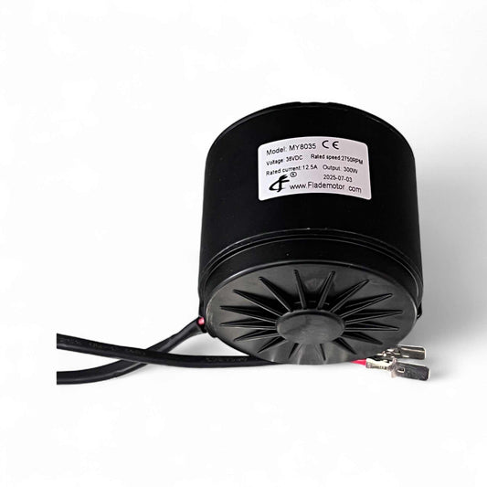 Kubbi K4 high-performance electric motor with wiring and fan cooling system