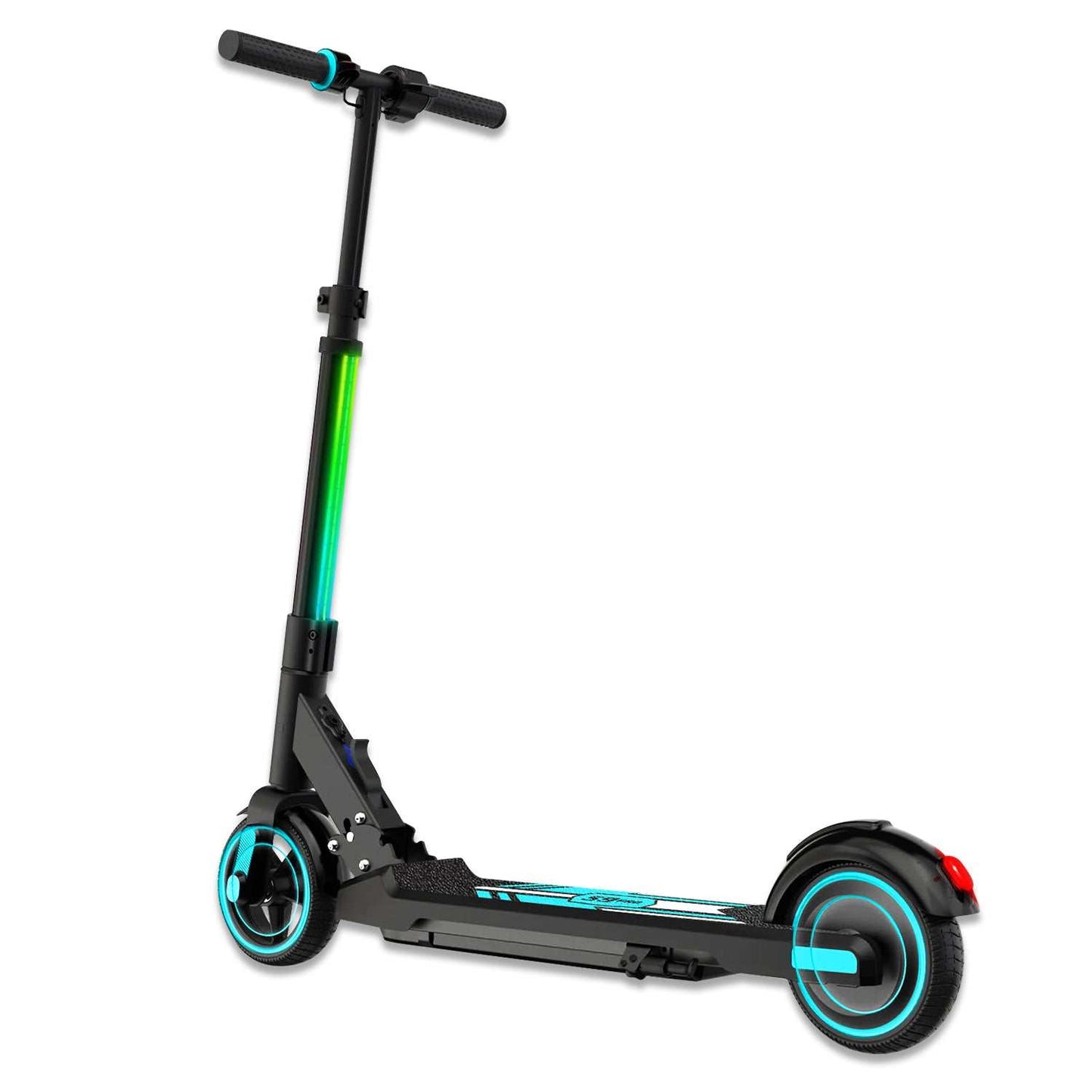 Kubbi S9 Pro electric scooter with black frame and neon blue accents designed for professional use