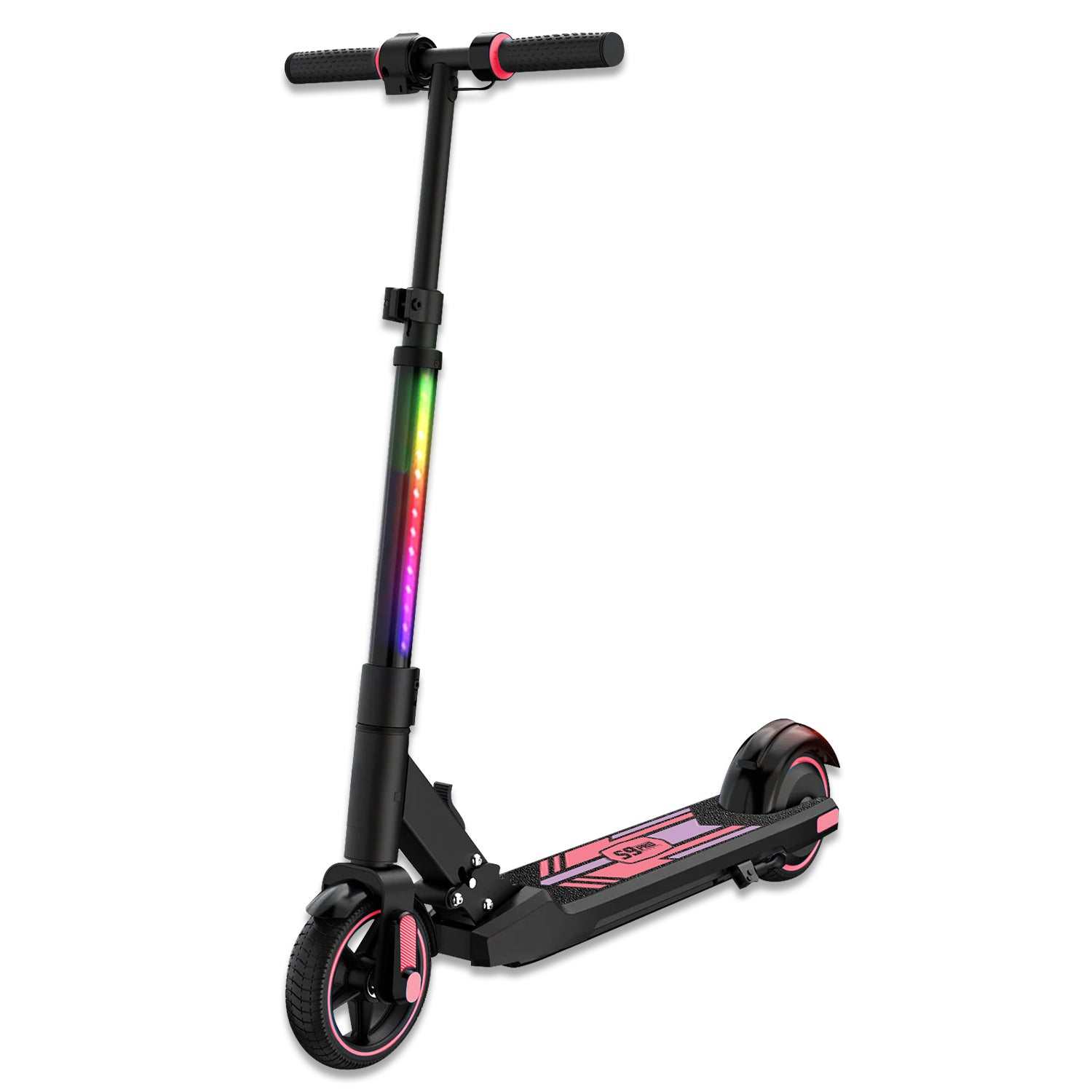 Kubbi S9 Pro electric scooter with durable design and colorful LED lights for professional use