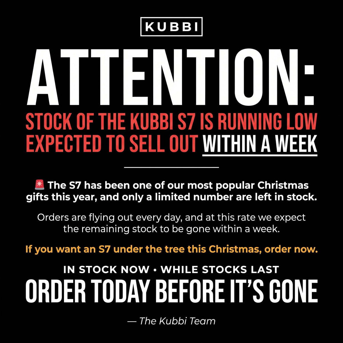 Kubbi S7 Pro Junior Off-Road Electric Scooter (Ages 7–13)